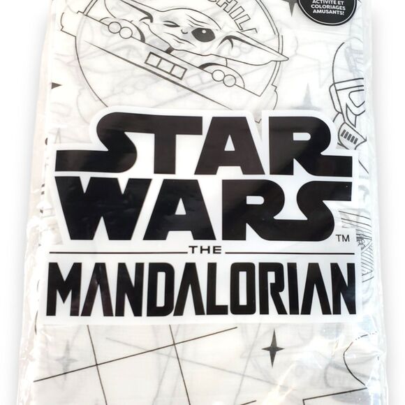 2 Pack Star Wars Mandalorian Grogu Paper Tablecloth Color In Party Supplies 84x5 - Picture 8 of 9